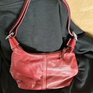 Coach Purse deep red color